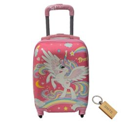 Smte -quality Kiddies Cartoons Hand Luggage Suitcase For Kids- X13-UNICORN