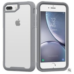 Apple Iphone 11 Pro Max 6.5" Shockproof Rugged Case Cover Light Grey