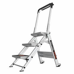 Little Giant Ladders Safety Step 3-STEP 3 Foot Step Stool Aluminum Type 1A 300 Lbs Weight Rating 10310BA