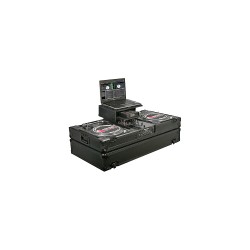 Odyssey Ata Black Label Coffin For Two Turntables And Mixer