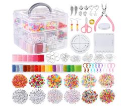 Craft Embroidery beading Jewellery Making Kit With Accessories Set Of 3760