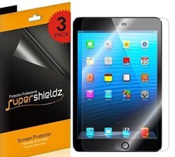 3-PACK Supershieldz For Apple Ipad MINI 3 Ipad MINI 2 Ipad MINI Screen Protector Anti-bubble High Defintion Clear Shield + Lifetime Replacements Warranty
