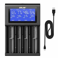 Intelligent Charger Dilusi Lcd Display Universal Smart Charger For Ni-mh ni-cd A Aa Aaa Batteries Rechargeable Batteries Li-ion Batteries 18650 20700 18490 18350 17670 17500 16340 RCR123 14500 Etc