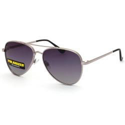 Le Specs Aviator Unisex Polarized Sunglasses - Silver