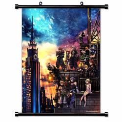 Roundmeup Kingdom Hearts 3 Game Fabric Wall Scroll Poster 16X22 Inches Vg Kingdom Hearts 3-32