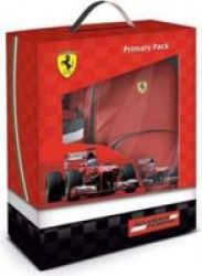 Ferrari School Pack With Backpack Lunch Box Pencil Case And Tog Bag