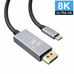 Usb-c Thunderbolt 3 Compatible To Displayport 8K Cable 6.6FEET 2 Meter