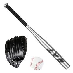 Aluminium Alloy Baseball Bat Set - 62CM Bat And Ball