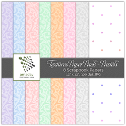 Textures Paper Pack - Pastels