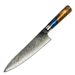 Premium 9 5 Chef Knife W Resin Handle & Damascus Blade