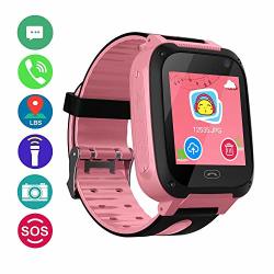 KIDS Smartwatch Phone Gps Tracker - IP67 Waterproof Smartwatches With Sos Voice Chat Camera Flashlight Alarm Clock Digital Wrist Watch Smartwatch Girls Boys Birthday
