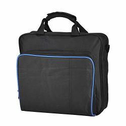 PS4 Pro Bag - Portable PS4 Pro Messenger Bag Travel Carrying Storage Case Black