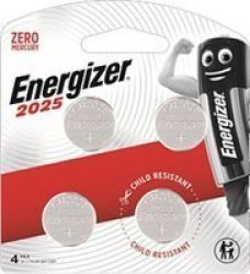 Energizer Energizer CR2025 3V Lithium Coin Battery 4 Pack MOQ12 E000041800