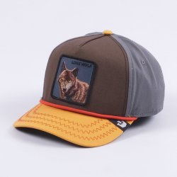 Lone Wolf Trucker Hat Brown - One Size