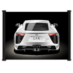Lexus Lfa Exotic Sports Car Fabric Wall Scroll Poster 21"X16" Inches