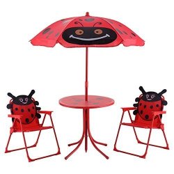 cheap outdoor table and chairs with umbrella