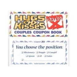 Hugs & Kisses X Rated Vouchers Couples Coupon Book