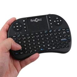 Firecable True Wireless Remote Touchpad Keyboard With Mouse Combo Rechargeable For Pc's Android Tv Box Smarttv