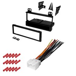 Cach KIT1021 Bundle With Car Stereo Installation Kit For 2002 2005 Ford Explorer In Dash Mounting Kit Harness For Single Din Radio Receivers 3 Item