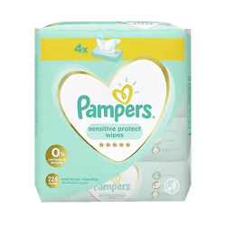 Pampers Baby Wipes Sensitive 4X56'S