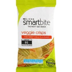 Smartbite Veg Chips Thai Sweet Chilli 20G