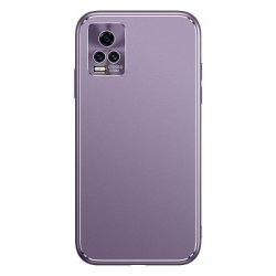 For Vivo S7 Cool Frosted Metal Tpu Shockproof Case Purple