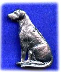 Dog Brooch Silver Plated -rhodesian Ridgeback