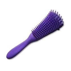 Flexible Detangling Brush with Flexible Arms in Purple