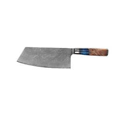 Premium 7 5 Cleaver Knife W Resin Handle & Damascus Blade