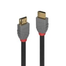 36962 High Speed HDMI Cable 1M Black And Anthracite