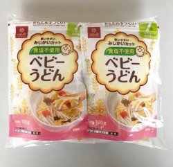 Hakubaku 's Japanese Hot-selling Safe Baby Udon Noodles 100GX4