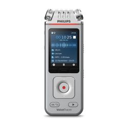 Philips Dvt 4110 Voicetracer Audio Recorder With 3 Microphones App Control & Share Function