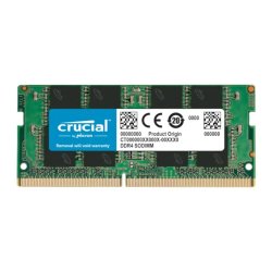 Crucial 32GB 2666MHZ DDR4 Dual Rank Sodimm Notebook Memory