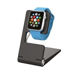 Kanex Portable Foldable Stand For Apple Watch Black Aluminum