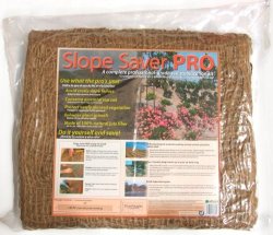 Slope Earthaid Saver Pro Erosion Control Kit 140 Square Feet Jute Netting 52 Steel Soil Staples