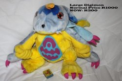 Large Digimon Plush Toy