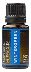Nature S Fusions Wintergreen Essential Oil 100% Pure And Natural Essential Oil For Sinus And Muscle Pain Relief Aromatherapy And Topical Oils 15 Milliliters