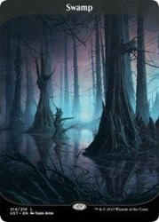 Wizards Of The Coast Swamp - Foil - Unstable