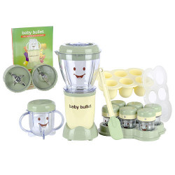 Quick & Effortless Magic Baby Bullet - Complete Baby Food Making System 20-piece Set