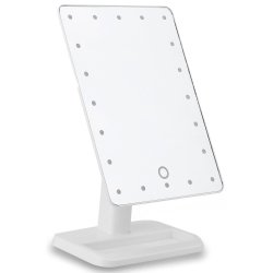 Touch Screen LED Light Make - Up Mirror - White