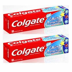 Colgate Anticavity Fluoride Kids Cavity Protection Toothpaste Bubble Fruit Flavor 2.7 Oz Pack Of 2