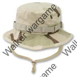 Us Army Three Tan Colour Desert Camo Boonie Hat - Use At Second Desert Storm