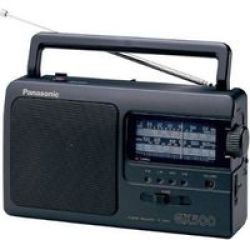 Panasonic RF-3500 Portable Analogue Radio Black