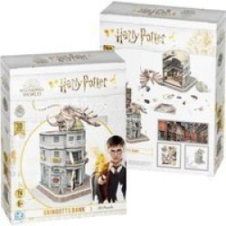Wizarding World Harry Potter 3D Puzzle - Gringotts Bank 74 Pieces 23CM