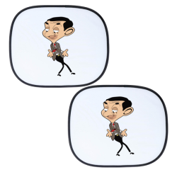 Car Sun Shades - Cartoon - Mr. Bean Dancing