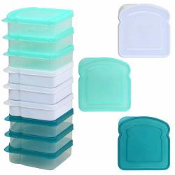 Mainstays Sandwich Containers Assorted Colors 12-PACK