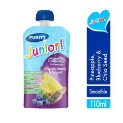 Purity Junior Pineapple Blueberry & Chai Seed 110ML