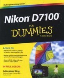 Nikon D7100 For Dummies paperback