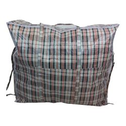Smte - Checkers Heavy Carrier Bag - Black And Red