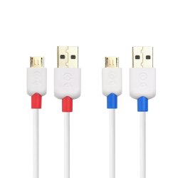 Cable Matters 2-PACK USB To Micro USB Cable Micro USB To USB 2.0 Cable micro USB Charging Cable In White 15 Feet - Available 3FT
